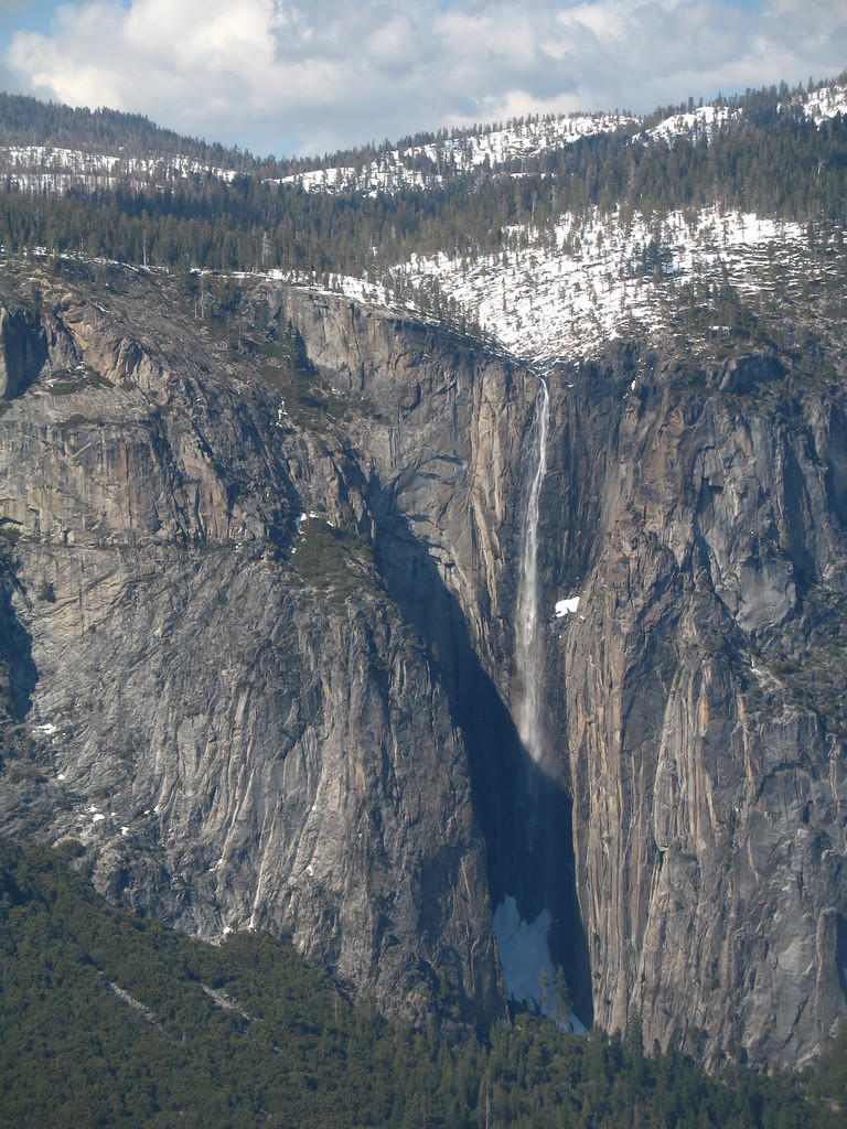 Looking across to Ribbon Falls